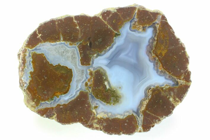 Colorful Polished Thunderegg Half - Nevada #337773